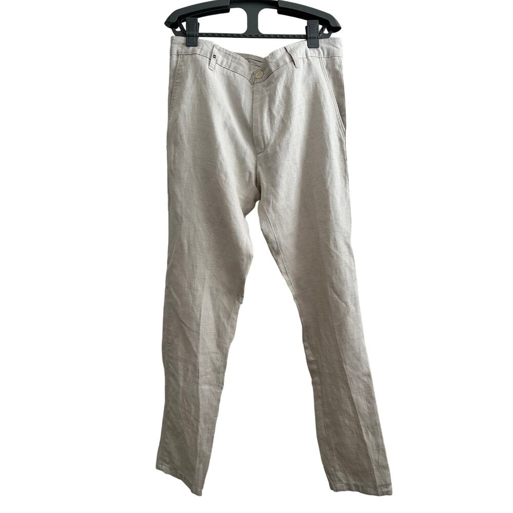 Zara Man Lightweight Linen/Polyester/Viscose/Wool Blend Pants Size 36 2756/401